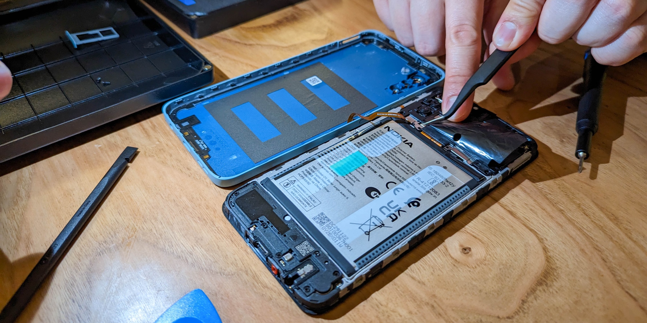 Nokia 2652 Smartphone Noir - Défectueux/à Réparer - Pour Pièces Détachées