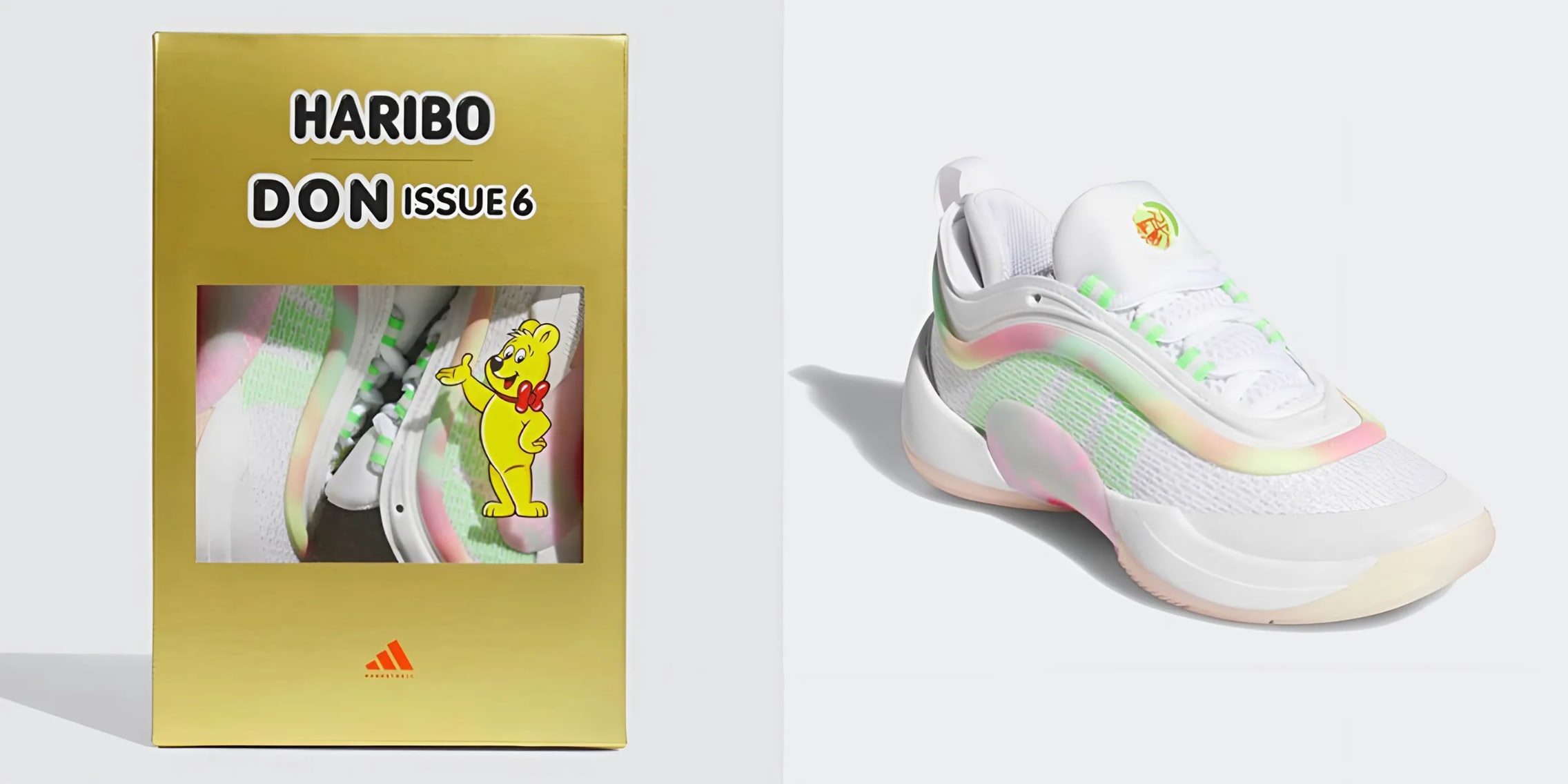 Les nouvelles baskets Adidas DON Issue #6 s'inspirent de Haribo