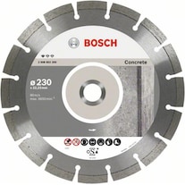 Bosch Professional Zubehör Diamond saw blade Standard for Concrete, 115 x 22.23 x 1.6 x 10 mm, 10-pack