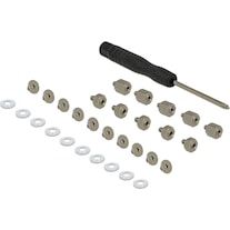 Delock Mounting set 31 pieces for M.2 SSD / module
