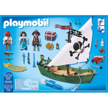 Playmobil Bateau pirate (70151, Playmobil Pirates) - Galaxus