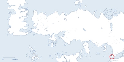 Asshai lies in the Far East.