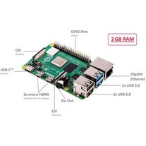 Raspberry Pi Pi® 4 B 2 Go 4 x 1,5 GHz