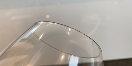 Ideally, this is what your glasses should look like once they come out the dishwasher.