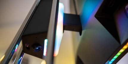 Orgie lumineuse : RGB au fond, RGB en bas, et puis aussi le projecteur...