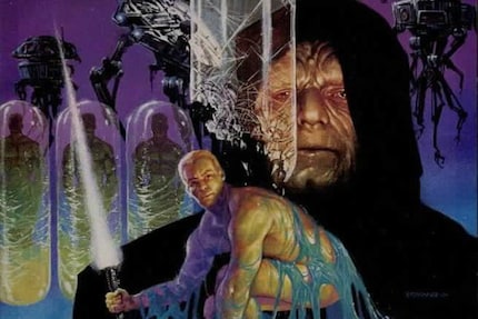Une partie de la couverture de la trilogie « Dark Empire ».