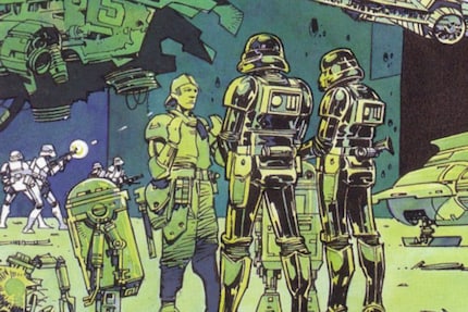 Les premiers Dark Troopers dans l'histoire de Star Wars.