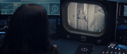 Nice detail: you can see the series on a matching tube-screen TV, depending on the era in which it’s set.