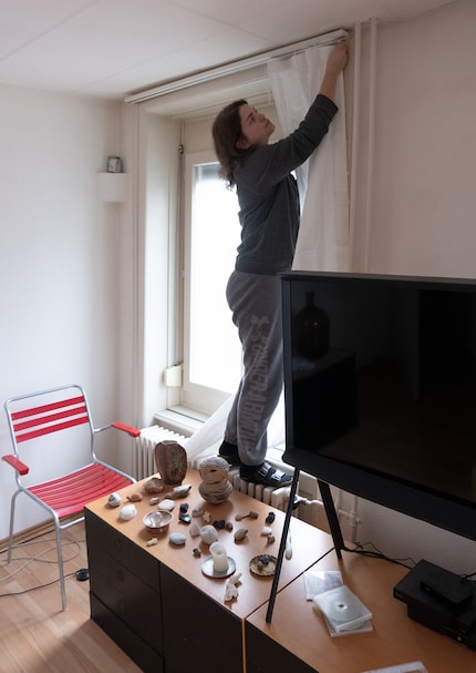 La photo n'est pas retouchée ici, ni même ma tenue spécial télétravail.