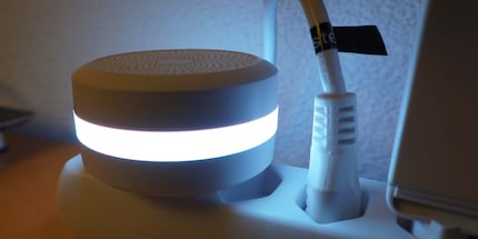 Le hub ne nécessite qu'une prise de courant et aucun câble. Source : lebesmart.ch