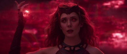 And there she is: Scarlet Witch.