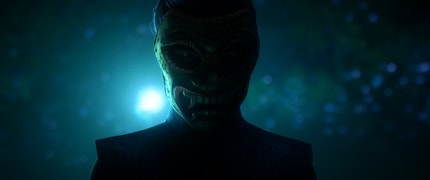 Benja (Daniel Dae Kim) mit Maske