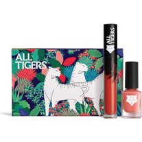 All Tigers Gift Set - DUO PINK LIPSTICK 683 + NAIL LACQUER 193 Wild in Pink