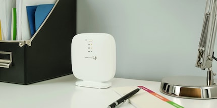 Sans elle, rien ne fonctionne : la station de base est nécessaire pour faire fonctionner les produits domotiques Gigaset. Photo : networked-world.com