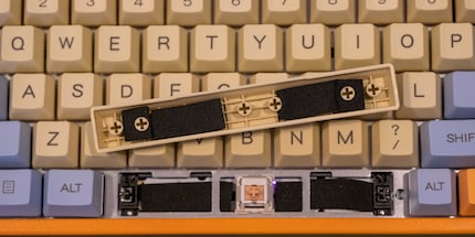 My neoprene modded space bar and keyboard.