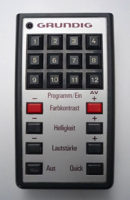 Typical ultrasonic remote control of the ’70s.