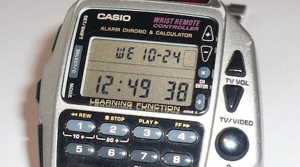 Casio developed watches with integrated TV remote control in the ’90s.