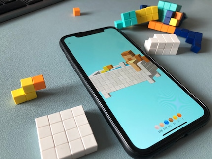 Je n’ai pas assez de cubes blancs pour construire une baignoire, mais j’en ai suffisamment pour faire des canards.