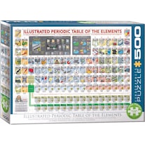 Eurographics Illustrated periodic table (500 pieces)
