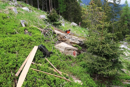 This is where the «Gamsbode» will be built.