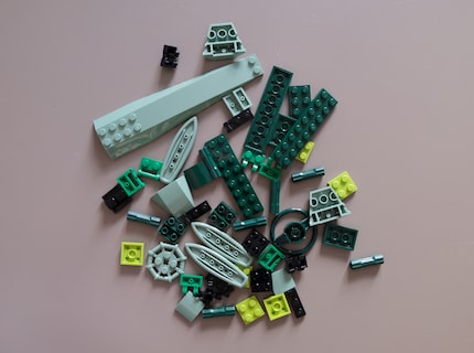 Voici des briques de LEGO comme on les connaît.
