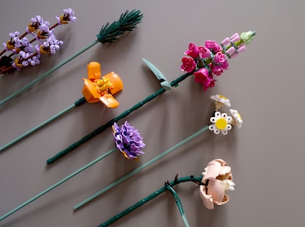 Des fleurs du marché de LEGO pour le marché des célibataires.