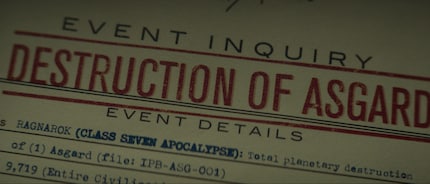 La destruction d'Asgard, documentée dans un fichier de la TVA.