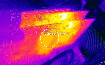 La température moyenne d’une puce 3dfx non refroidie est de 64 degrés.