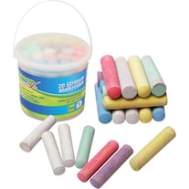 Vedes Street paint chalk in bucket (Multicoloured)