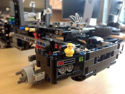 No idea why there’s a duck in the set, but I like it.