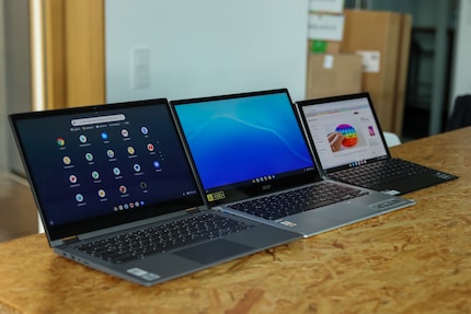 Les Chromebooks de Lenovo, Acer et Asus.