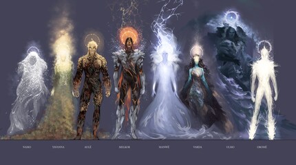Les Valar, archanges de Dieu