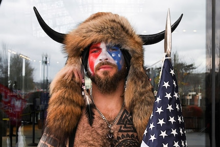 Jacob Anthony Chansley, alias Jake Angeli, alias Q Shaman