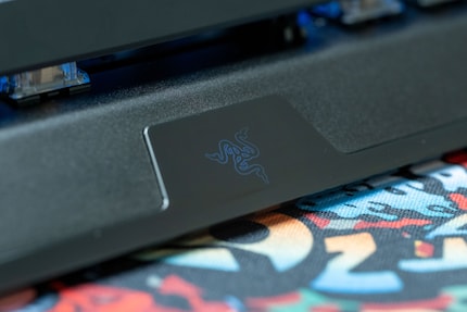 Lèvre grosse : le Blackwidow V3 Mini a la même façade que son grand frère.