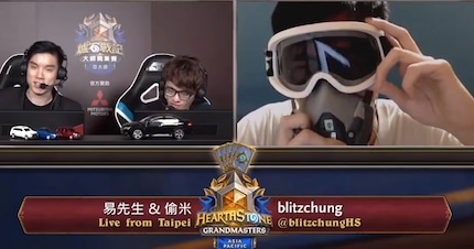 Blitzchung at Hearthstone Grandmasters. Image: Blizzard