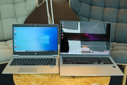 Comparaison de la taille avec un écran antireflet de 14 pouces.