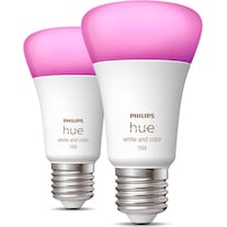 Philips Hue White & Color Ambiance BT (E27, 9 W, 1100 lm, 2 x, F)