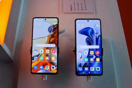 Il n'y a donc aucune différence visible. Xiaomi 11T Pro (à gauche) et 11T.