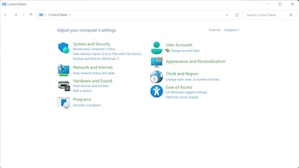Windows 7 persiste, du moins dans le panneau de configuration.