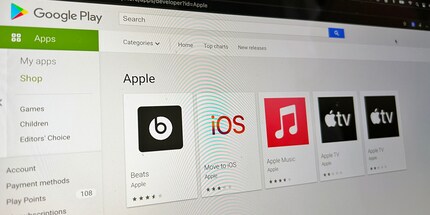 Apple ne propose en revanche qu’une poignée d’applications sur le Play Store de Google.