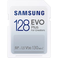 Samsung EVO Plus Memory Card 128 GB (SDXC, 128 GB, U3, UHS-I)
