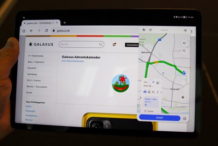 Im Multi-Window-Modus kannst du in zwei Apps gleichzeitig arbeiten.