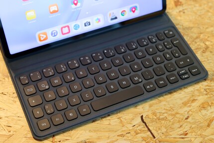 Klein, aber besser als jede Touchscreen-Tastatur.