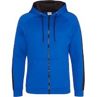Awdis Just Hoods Contrast Sports Polyester Hooded Jacket