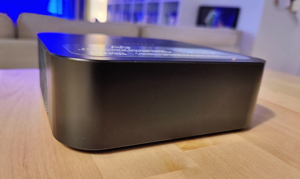 The Sony box looks a little bit like a receiver. And no, there are no buttons.
