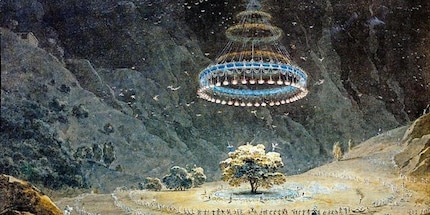 Le noyer de Bénévent par Giuseppe Pietro Bagetti.