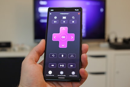 Télécommande virtuelle sur smartphone.