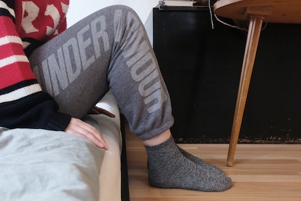 C'est plus facile de se lever quand on porte un jogging que quand on porte un jean moulant.