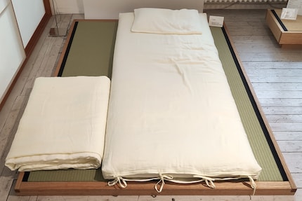 Le matelas dans le magasin.