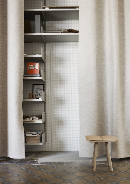 Undiscovered potential: the corner above the door is usually empty.